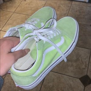 Vans Neon green 8.5